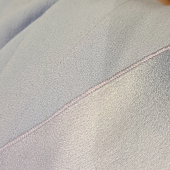 Kimono Sleeve Dress In Crepe/Satin trim - Lt.Blue Sold Out HUGO BOSS Size US 8 - Picture 12 of 14